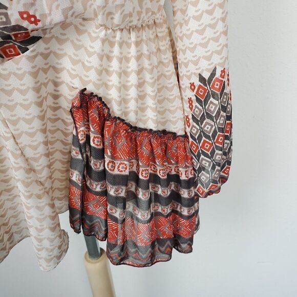 Freepeople boho top tribal deep plunge - Picture 7 of 8